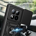 Σκληρή Πλάτη PC+TPU για Xiaomi Poco M8 Pro 5G / Redmi Note 15 Pro+ 5G από OEM σε Μπλε χρώμα με ενσωματωμένο Stand και προστασία φακού κάμερας.