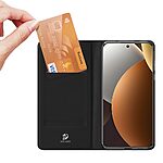 Flip Πορτοφόλι από Συνθετικό Δέρμα (PU) με TPU για Xiaomi Poco M8 Pro 5G / Redmi Note 15 Pro+ 5G από DUX DUCIS Skin Pro Series σε Μαύρο με θήκη κάρτας και Stand.