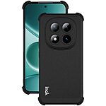 Πλάτη TPU για Xiaomi Poco M8 Pro 5G / Redmi Note 15 Pro+ 5G από IMAK σε Μαύρο χρώμα με αερόσακους γωνιών και προστασία κάμερας.