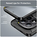 Πλάτη TPU για Xiaomi Poco M8 Pro 5G / Redmi Note 15 Pro+ 5G από OEM με υφή Carbon Fiber σε Μαύρο χρώμα. Ανθεκτική προστασία με αντιδακτυλικό φινίρισμα.