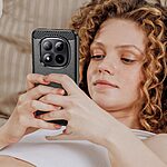 Πλάτη TPU για Xiaomi Poco M8 Pro 5G / Redmi Note 15 Pro+ 5G από OEM με υφή Carbon Fiber σε Μαύρο χρώμα. Ανθεκτική προστασία με αντιδακτυλικό φινίρισμα.