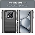 Πλάτη TPU για Xiaomi Poco M8 Pro 5G / Redmi Note 15 Pro+ 5G από OEM με υφή Carbon Fiber σε Μαύρο χρώμα. Ανθεκτική προστασία με αντιδακτυλικό φινίρισμα.