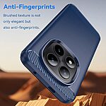 Πλάτη TPU για Xiaomi Poco M8 Pro 5G / Redmi Note 15 Pro+ 5G από OEM σε Μπλε χρώμα με υφή Carbon Fiber και ανθεκτική προστασία.