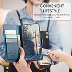 Flip Πορτοφόλι από Συνθετικό Δέρμα (PU) για Xiaomi Redmi Note 15 5G / Poco M8 5G / Redmi Note 15 4G από CASEME 023 Series σε Μπλε με RFID προστασία και Stand.