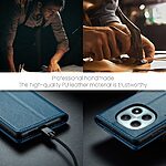 Flip Πορτοφόλι από Συνθετικό Δέρμα (PU) για Xiaomi Redmi Note 15 5G / Poco M8 5G / Redmi Note 15 4G από CASEME 023 Series σε Μπλε με RFID προστασία και Stand.