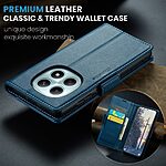 Flip Πορτοφόλι από Συνθετικό Δέρμα (PU) για Xiaomi Redmi Note 15 5G / Poco M8 5G / Redmi Note 15 4G από CASEME 023 Series σε Μπλε με RFID προστασία και Stand.