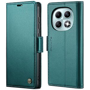 Flip Πορτοφόλι από Συνθετικό Δέρμα (PU) για Xiaomi Redmi Note 15 5G / Poco M8 5G / Redmi Note 15 4G - CASEME 023 - Πράσινο - RFID/Wallet/Stand.