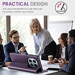 Flip Πορτοφόλι από Συνθετικό Δέρμα (PU) με TPU για Xiaomi Redmi Note 15 5G / Poco M8 5G / Redmi Note 15 4G από CASEME 023 Series σε Μωβ με RFID προστασία και Stand.