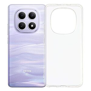 Πλάτη TPU για Xiaomi Redmi Note 15 5G / Redmi Note 15 4G / Poco M8 5G από OEM σε Διάφανο χρώμα με προστασία Airbag και ανυψωμένα bezel.