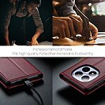 Flip Πορτοφόλι από Συνθετικό Δέρμα (PU) με TPU για Xiaomi Redmi Note 15 Pro 4G - CASEME 023 - Κόκκινο με RFID προστασία, 3 θήκες καρτών και Stand.