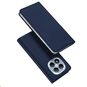 Flip Πορτοφόλι από Συνθετικό Δέρμα (PU) με TPU για Xiaomi Redmi Note 15 Pro 4G από DUX DUCIS Skin Pro Series σε Μπλε χρώμα με θήκη κάρτας και Stand.