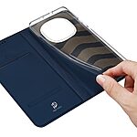 Flip Πορτοφόλι από Συνθετικό Δέρμα (PU) με TPU για Xiaomi Redmi Note 15 Pro 4G από DUX DUCIS Skin Pro Series σε Μπλε χρώμα με θήκη κάρτας και Stand.