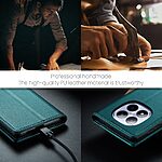 Flip Πορτοφόλι από Συνθετικό Δέρμα (PU) με TPU για Xiaomi Redmi Note 15 Pro 4G - CASEME 023 - Πράσινο με RFID προστασία, θήκες καρτών και βάση στήριξης.