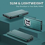 Flip Πορτοφόλι από Συνθετικό Δέρμα (PU) με TPU για Xiaomi Redmi Note 15 Pro 4G - CASEME 023 - Πράσινο με RFID προστασία, θήκες καρτών και βάση στήριξης.