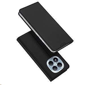 Flip Πορτοφόλι από Συνθετικό Δέρμα (PU) με TPU για Xiaomi Redmi Note 15 Pro 4G από DUX DUCIS Skin Pro Series σε Μαύρο με θήκη κάρτας και Stand.