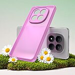 Σκληρή Πλάτη PC+TPU για Xiaomi Redmi Note 15 Pro 4G σε Μωβ Ανοιχτό χρώμα με αεροθαλάμους στις γωνίες και frosted διάφανο φινίρισμα για μέγιστη προστασία.