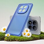 Σκληρή Πλάτη PC+TPU για Xiaomi Redmi Note 15 Pro 4G σε Μπλε Ανοιχτό χρώμα με frosted διάφανο φινίρισμα και αερόσακους γωνιών για προστασία από πτώσεις.