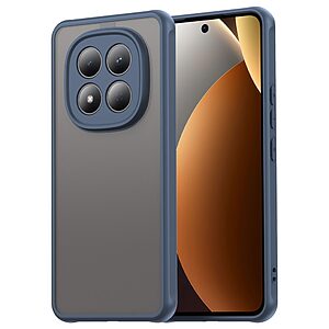 Σκληρή Πλάτη PC+TPU για Xiaomi Redmi Note 15 Pro 4G από OEM σε Μπλε χρώμα με αερόσακους γωνιών και ημιδιάφανο ματ φινίρισμα.