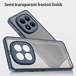 Σκληρή Πλάτη PC+TPU για Xiaomi Redmi Note 15 Pro 4G από OEM σε Μπλε χρώμα με αερόσακους γωνιών και ημιδιάφανο ματ φινίρισμα.