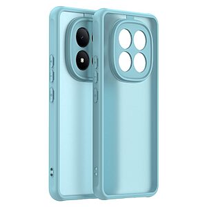 Σκληρή Πλάτη PC+TPU για Xiaomi Redmi Note 15 Pro 4G σε Πράσινο Ανοιχτό χρώμα με αερόσακους γωνιών και frosted διάφανο φινίρισμα για μέγιστη προστασία.