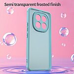 Σκληρή Πλάτη PC+TPU για Xiaomi Redmi Note 15 Pro 4G σε Πράσινο Ανοιχτό χρώμα με αερόσακους γωνιών και frosted διάφανο φινίρισμα για μέγιστη προστασία.