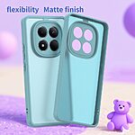 Σκληρή Πλάτη PC+TPU για Xiaomi Redmi Note 15 Pro 4G σε Πράσινο Ανοιχτό χρώμα με αερόσακους γωνιών και frosted διάφανο φινίρισμα για μέγιστη προστασία.