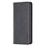 Flip Πορτοφόλι από Συνθετικό Δέρμα (PU) με TPU για Xiaomi Redmi Note 15 Pro 4G από BINFEN COLOR BF18 σε Μαύρο χρώμα με θήκες καρτών και Stand.