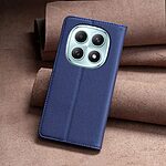 Flip Πορτοφόλι από Συνθετικό Δέρμα (PU) με TPU για το Xiaomi Redmi Note 15 Pro 4G από BINFEN COLOR BF18 σε Μπλε χρώμα με θήκες καρτών και stand.