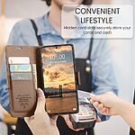 Flip Πορτοφόλι από Συνθετικό Δέρμα (PU) για Xiaomi Redmi Note 15 Pro 5G από CASEME 023 Series σε Καφέ χρώμα με RFID προστασία και Stand.