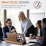 Flip Πορτοφόλι από Συνθετικό Δέρμα (PU) για Xiaomi Redmi Note 15 Pro 5G από CASEME 023 Series σε Καφέ χρώμα με RFID προστασία και Stand.