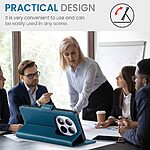 Flip Πορτοφόλι από Συνθετικό Δέρμα (PU) με TPU για Xiaomi Redmi Note 15 Pro 5G - CASEME 023 Series - Μπλε - RFID/Wallet/Stand.