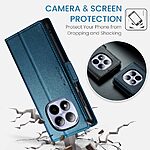 Flip Πορτοφόλι από Συνθετικό Δέρμα (PU) με TPU για Xiaomi Redmi Note 15 Pro 5G - CASEME 023 Series - Μπλε - RFID/Wallet/Stand.