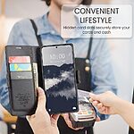 Flip Πορτοφόλι από Συνθετικό Δέρμα (PU) με TPU για Xiaomi Redmi Note 15 Pro 5G - CASEME 023 - Μαύρο με RFID προστασία, θήκες καρτών και αναδιπλούμενη βάση.