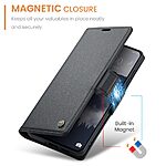 Flip Πορτοφόλι από Συνθετικό Δέρμα (PU) με TPU για Xiaomi Redmi Note 15 Pro 5G - CASEME 023 - Μαύρο με RFID προστασία, θήκες καρτών και αναδιπλούμενη βάση.