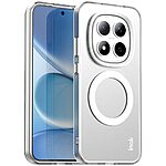 Σκληρή Πλάτη PC+TPU για Xiaomi Redmi Note 15 Pro 5G από IMAK σε Λευκό χρώμα με μαγνητική σύνδεση και slim σχεδιασμό.