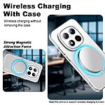 Σκληρή Πλάτη PC+TPU για Xiaomi Redmi Note 15 Pro 5G από IMAK σε Λευκό χρώμα με μαγνητική σύνδεση και slim σχεδιασμό.