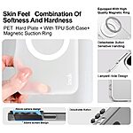 Σκληρή Πλάτη PC+TPU για Xiaomi Redmi Note 15 Pro 5G από IMAK σε Λευκό χρώμα με μαγνητική σύνδεση και slim σχεδιασμό.