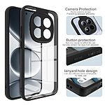 Σκληρή Πλάτη PC+TPU για Xiaomi Redmi Note 15 Pro 5G από IMAK UX-9A Series σε Διάφανο χρώμα με ενισχυμένες γωνίες airbag για μέγιστη προστασία.