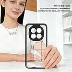 Σκληρή Πλάτη PC+TPU για Xiaomi Redmi Note 15 Pro 5G από IMAK UX-9A Series σε Διάφανο χρώμα με ενισχυμένες γωνίες airbag για μέγιστη προστασία.