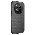 Σκληρή Πλάτη PC+TPU για Xiaomi Redmi Note 15 Pro 5G από WANLONFENG TQ Series σε Γκρι χρώμα με ενσωματωμένο μαγνήτη και υφή carbon fiber.