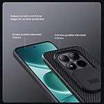Σκληρή Πλάτη PC+TPU για Xiaomi Redmi Note 15 Pro 5G από NILLKIN Camshield Pro Series σε Μαύρο χρώμα με συρόμενο κάλυμμα κάμερας για πλήρη προστασία.