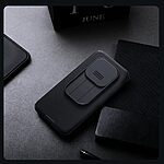 Σκληρή Πλάτη PC+TPU για Xiaomi Redmi Note 15 Pro 5G από NILLKIN Camshield Pro Series σε Μαύρο χρώμα με συρόμενο κάλυμμα κάμερας για πλήρη προστασία.