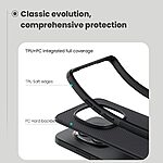 Σκληρή Πλάτη PC+TPU για Xiaomi Redmi Note 15 Pro 5G από NILLKIN Frosted Shield Pro σε Μαύρο χρώμα με ματ φινίρισμα και αντι-δακτυλικά αποτυπώματα.