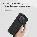 Σκληρή Πλάτη PC+TPU για Xiaomi Redmi Note 15 Pro 5G από NILLKIN Frosted Shield Pro σε Μαύρο χρώμα με ενσωματωμένο μαγνήτη.