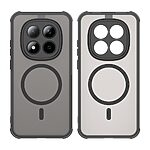 Σκληρή Πλάτη PC+TPU για Xiaomi Redmi Note 15 Pro 5G με ενσωματωμένο μαγνήτη, προστασία κάμερας και ενισχυμένες γωνίες σε Μαύρο χρώμα.