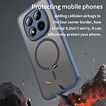 Σκληρή Πλάτη PC+TPU για Xiaomi Redmi Note 15 Pro 5G από OEM σε Μπλε χρώμα με ενσωματωμένο μαγνήτη για εύκολη σύνδεση με μαγνητικά αξεσουάρ.