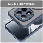 Σκληρή Πλάτη PC+TPU για Xiaomi Redmi Note 15 Pro 5G από OEM σε Μπλε χρώμα με ενσωματωμένο μαγνήτη για εύκολη σύνδεση με μαγνητικά αξεσουάρ.