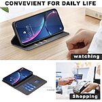 Flip Πορτοφόλι από Συνθετικό Δέρμα (PU) με TPU για Xiaomi Redmi Note 15 Pro 5G από BINFEN COLOR BF18 σε Μαύρο με θήκες καρτών και Stand.