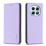 Flip Πορτοφόλι από Συνθετικό Δέρμα (PU) για Xiaomi Redmi Note 15 Pro 5G από BINFEN COLOR BF18 σε Μωβ χρώμα με θήκες καρτών και Stand.