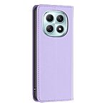 Flip Πορτοφόλι από Συνθετικό Δέρμα (PU) για Xiaomi Redmi Note 15 Pro 5G από BINFEN COLOR BF18 σε Μωβ χρώμα με θήκες καρτών και Stand.